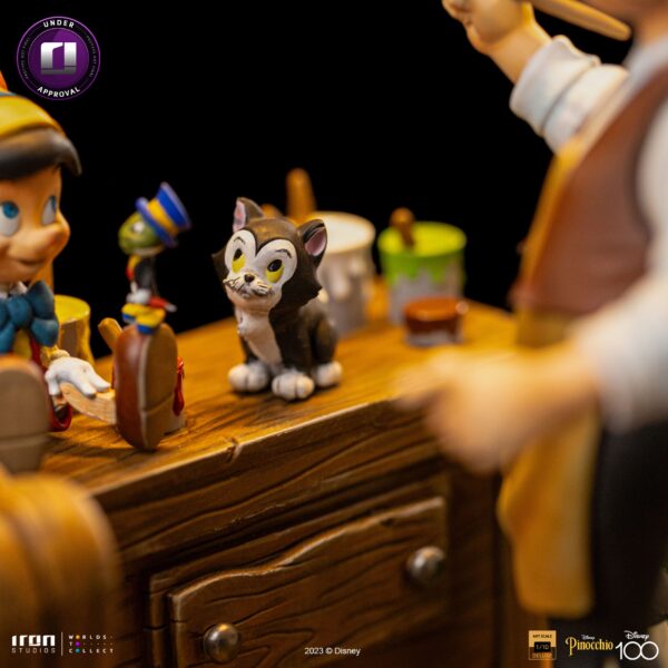 Disney Deluxe Art Scale Statue Pinocchio 42 cm - immagine 14