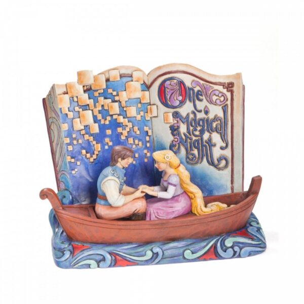 Walt Disney Jim Shore Rapunzel e Flynn Storybook
