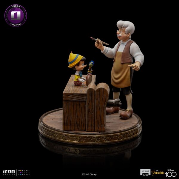 Statua Disney Art Pinocchio Iron Studios - immagine 3