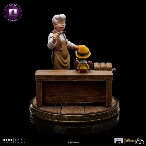 Statua Disney Art Pinocchio Iron Studios - immagine 4