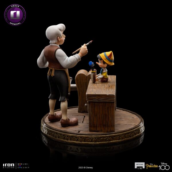 Statua Disney Art Pinocchio Iron Studios - immagine 5