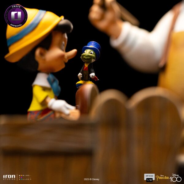 Statua Disney Art Pinocchio Iron Studios - immagine 8