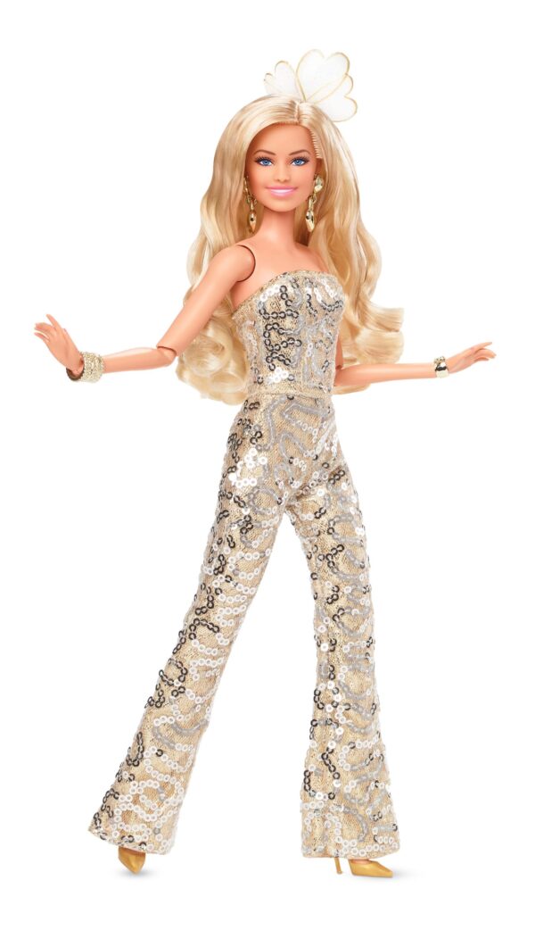 Barbie The Movie Doll Barbie in tuta da discoteca dorata