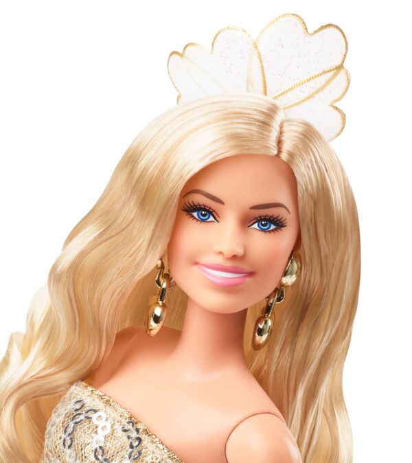 Barbie The Movie Doll Barbie in tuta da discoteca dorata - immagine 7