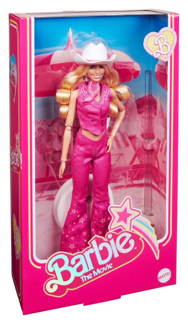 Barbie The Movie Doll Barbie in abito western rosa - immagine 3