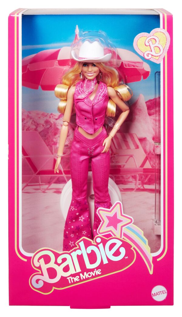 Barbie The Movie Doll Barbie in abito western rosa - immagine 5