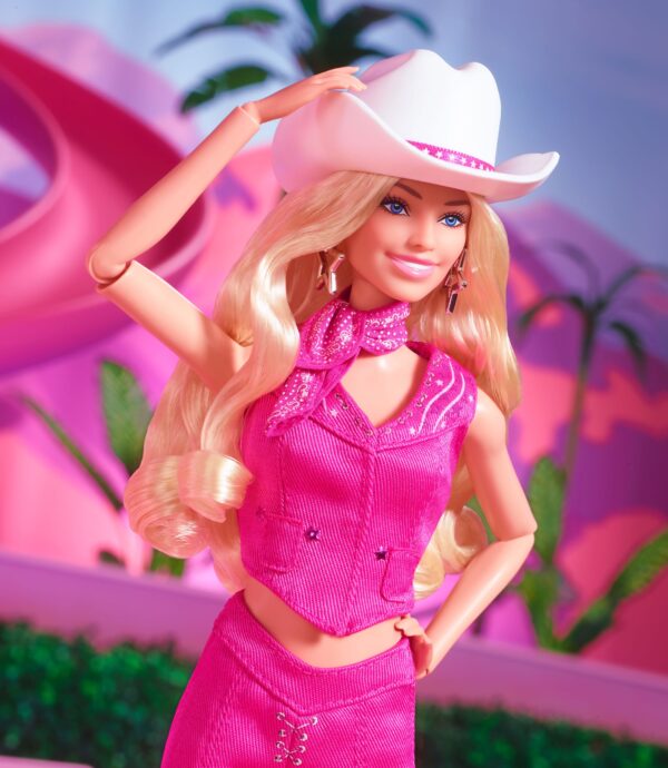 Barbie The Movie Doll Barbie in abito western rosa - immagine 13