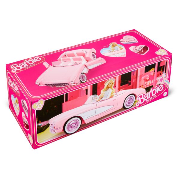 Barbie The Movie veicolo rosa Corvette decappottabile - immagine 12