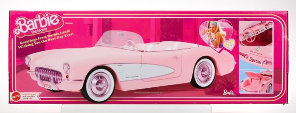 Barbie The Movie veicolo rosa Corvette decappottabile - immagine 10
