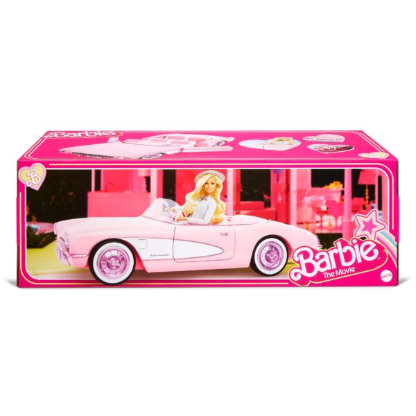 Barbie The Movie veicolo rosa Corvette decappottabile - immagine 9