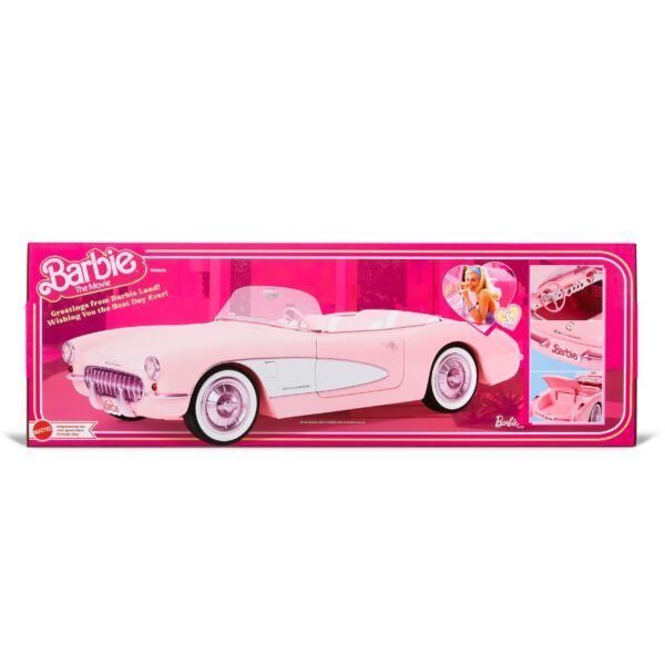 Barbie The Movie veicolo rosa Corvette decappottabile - immagine 8