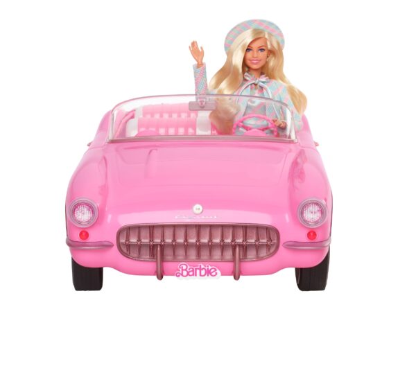 Barbie The Movie veicolo rosa Corvette decappottabile - immagine 6