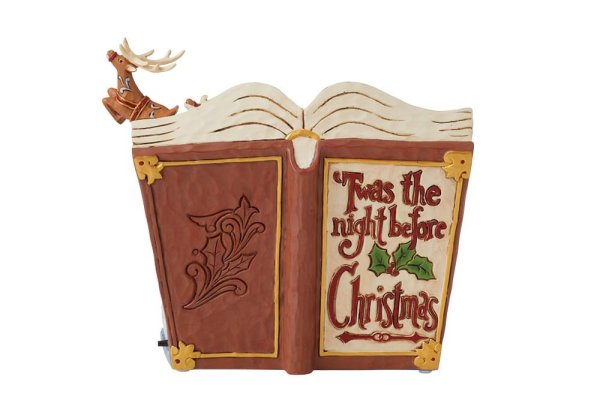 Jim Shore Storybook libro di fiabe della notte prima di Natale