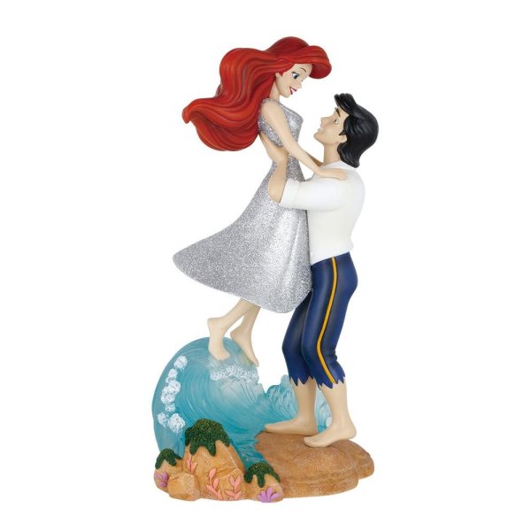 Walt Disney Figurina di Ariel e del principe Eric