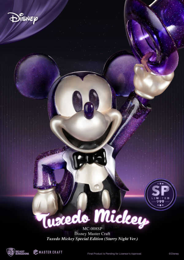 Statua Master Craft Tuxedo Topolino Edizione Speciale Notte Stellata - immagine 11