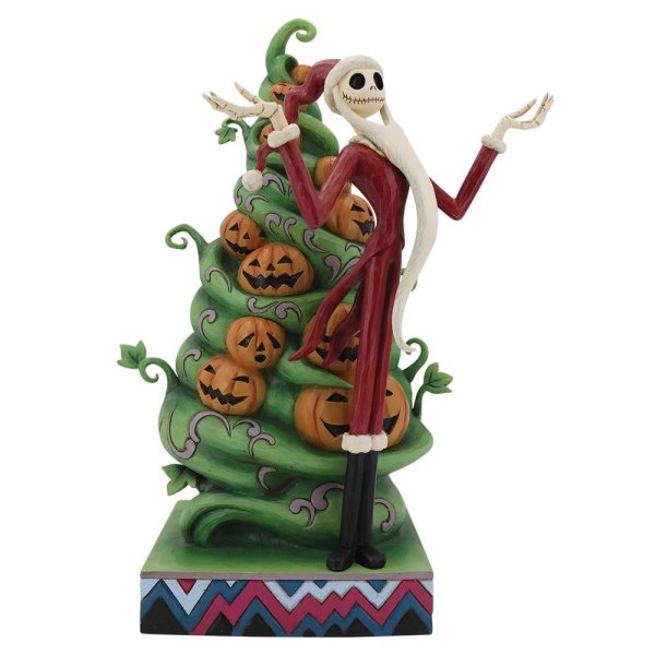 Jim Shore Statua di Jack intercambiabile per Halloween e Natale Nightmare Before Christmas