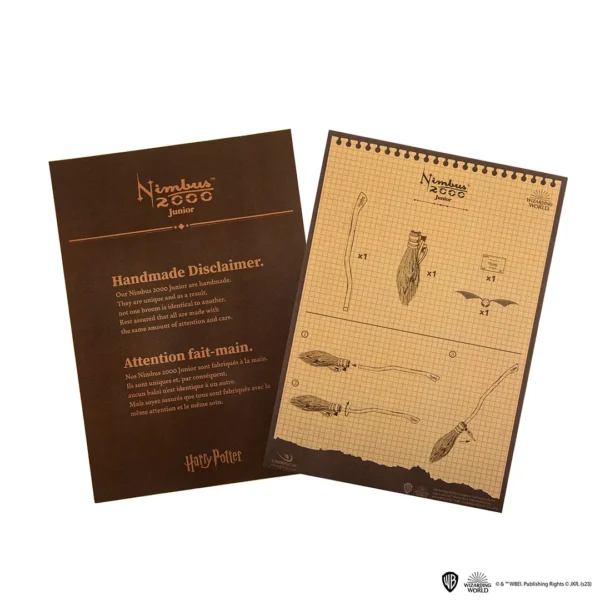 Mini replica della Scopa Nimbus 2000 Harry Potter - immagine 5