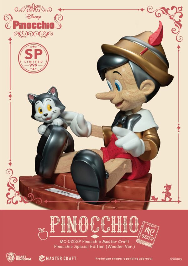Disney Master Craft Statua Pinocchio in legno Edizione speciale - immagine 5