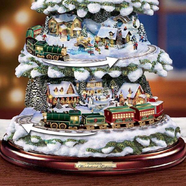 Thomas Kinkade Albero del Paese delle Meraviglie - immagine 4