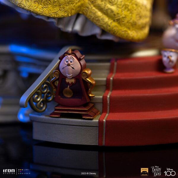 Statua Disney Art Scale Deluxe 1/10 La Bella e la Bestia Iron Studios - immagine 15