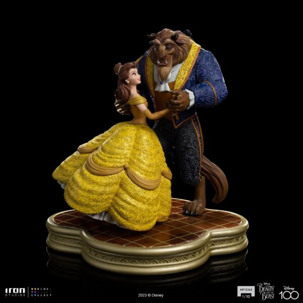 Statua Disney Art Scale 1/10 La Bella e la Bestia