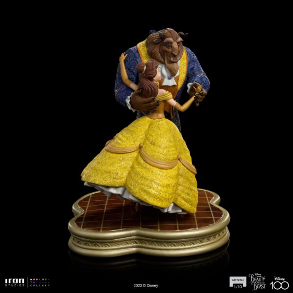 Statua Disney Art Scale 1/10 La Bella e la Bestia - immagine 8