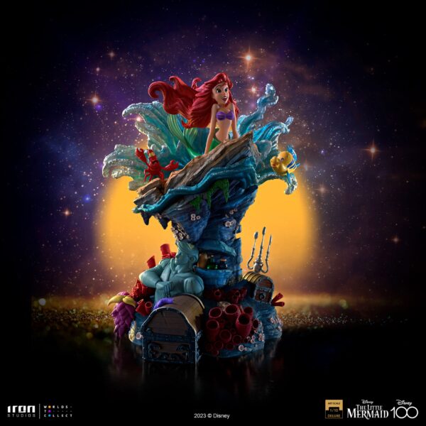 Statua Disney Art Scale Deluxe 1/10 Sirenetta - immagine 7