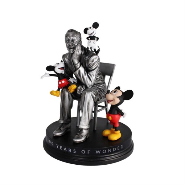 Statuetta Walt Con Topolino Negli Anni Disney 100 Disney Grand Jester