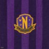 Sciarpa viola Nevermore Academy Mercoledì - immagine 4