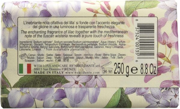 Nesti Dante Sapone Romantica Glicine di Bolgheri e Lilla - immagine 3
