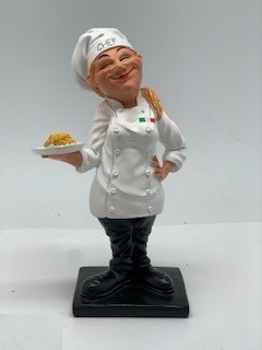 Statuina Mestiere Lo Chef Donna Caricatura