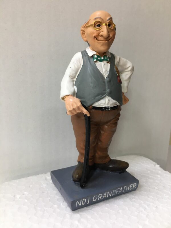 Statuina Mestiere Super Nonno Caricatura - immagine 3