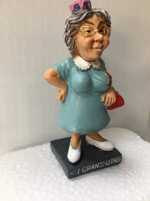 Statuina Mestiere Super Nonna Caricatura
