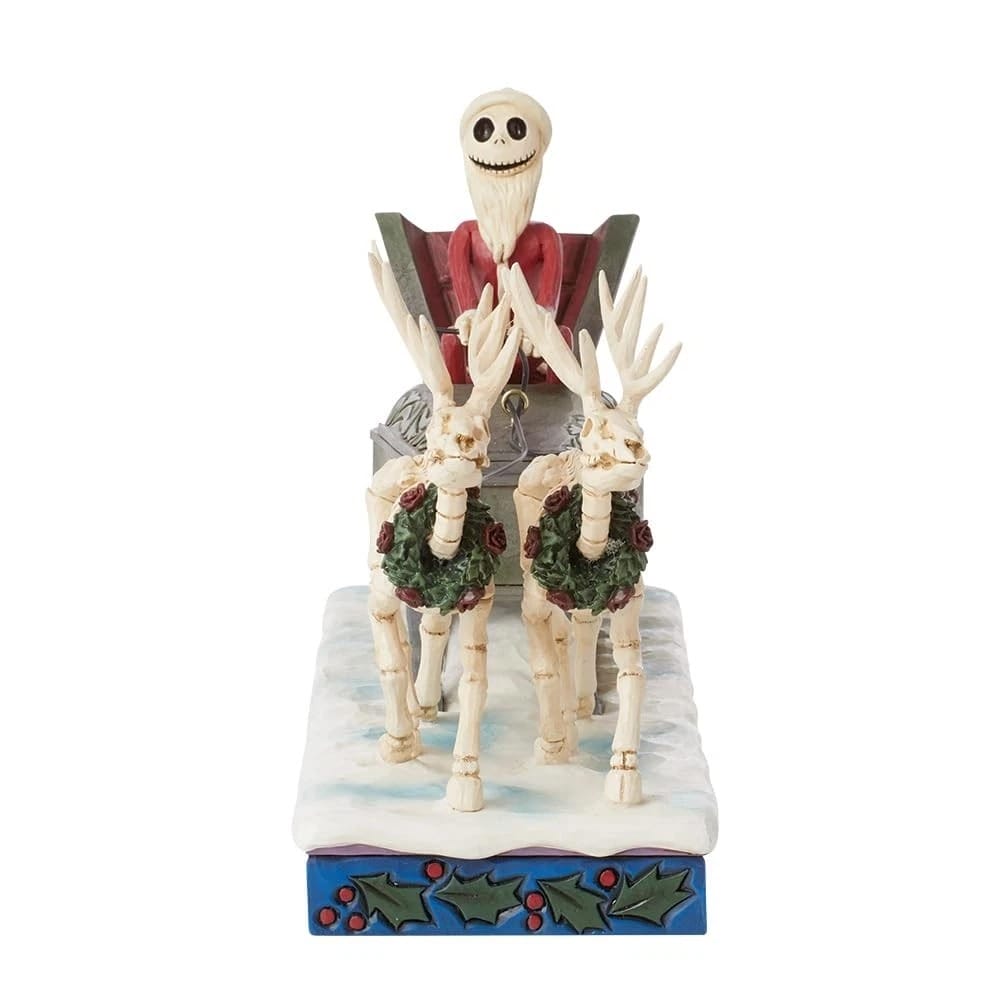 Jim Shore Jack Skellington in Slitta con le renne Nightmare Before Christmas - immagine 4