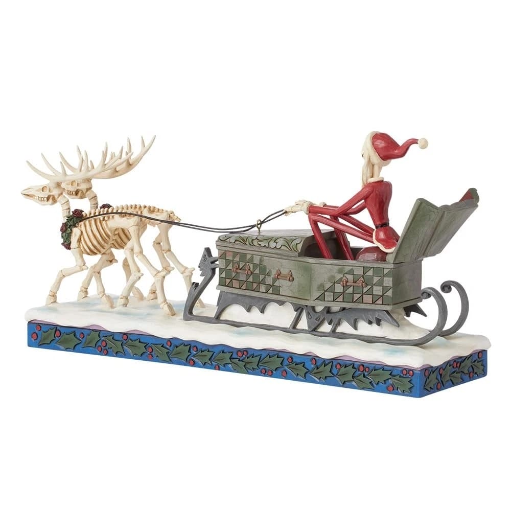 Jim Shore Jack Skellington in Slitta con le renne Nightmare Before Christmas - immagine 5