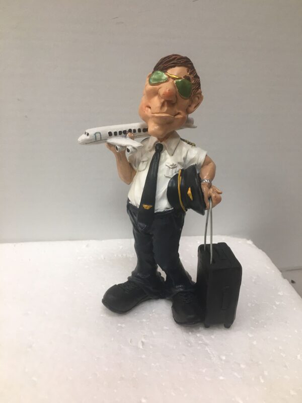 Statuina Mestiere Il Pilota Caricatura