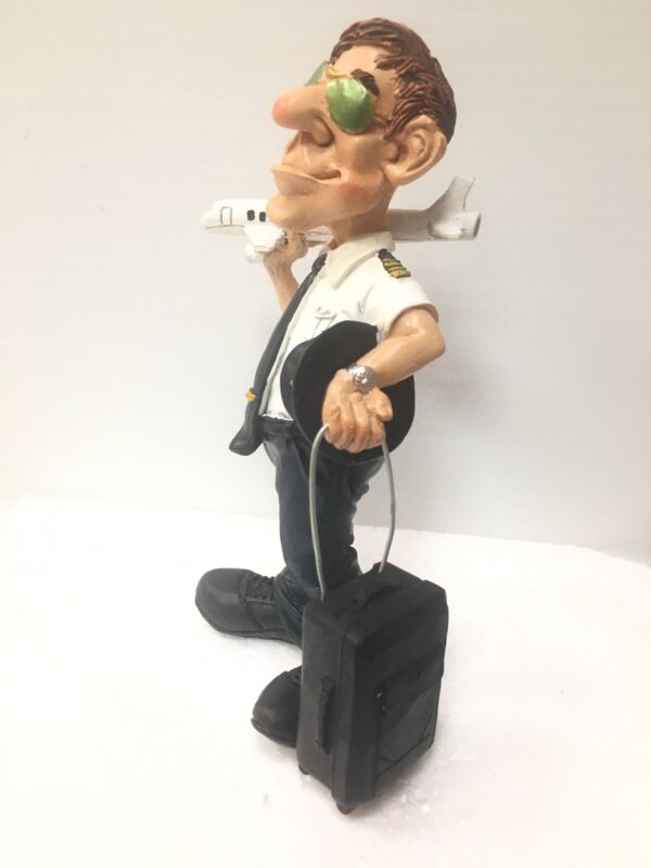 Statuina Mestiere Il Pilota Caricatura - immagine 3