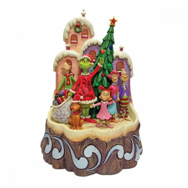 IL Grinch Carved Gruppo di Famiglia