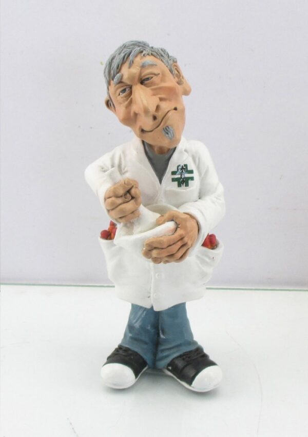 Statuina Caricatura Farmacista
