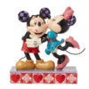 Walt Disney Jim Shore Statuetta D'amore Di Topolino E Minnie Disney Traditions