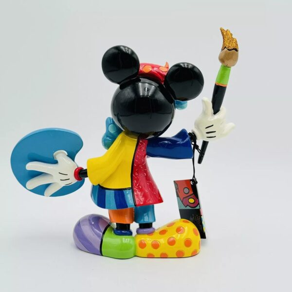 Statuetta Enesco Disney By Romero Britto Topolino Artista Pittore - immagine 5