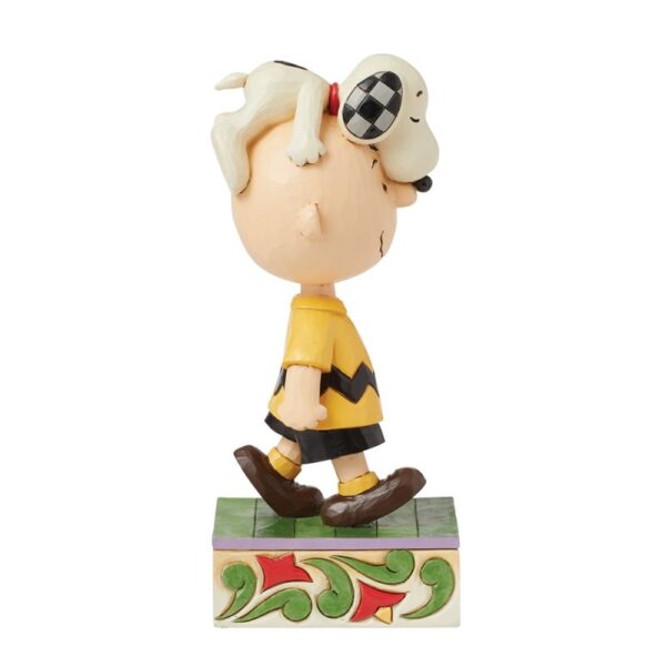 Jim Shore Snoopy con il suo inseparabile amico Charlie Brown - immagine 4