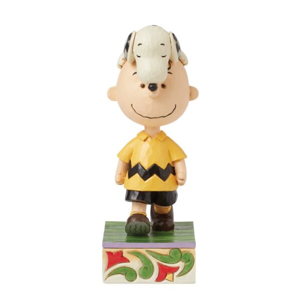 Jim Shore Snoopy con il suo inseparabile amico Charlie Brown - immagine 5