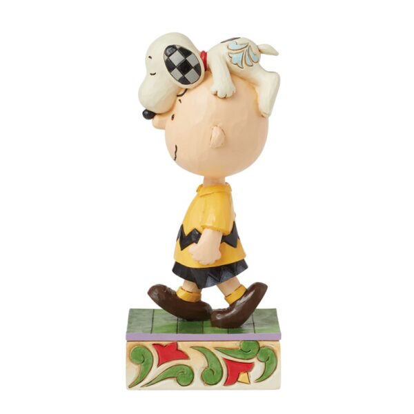 Jim Shore Snoopy con il suo inseparabile amico Charlie Brown - immagine 6