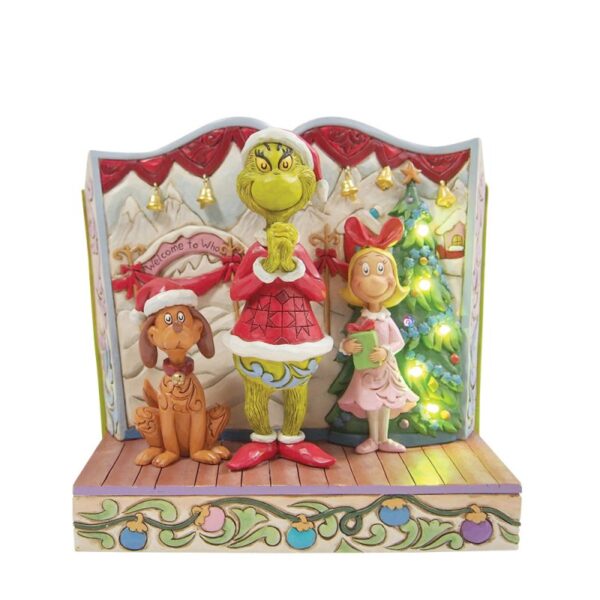 Il Grinch Storybook libro di storie firmato Jim Shore