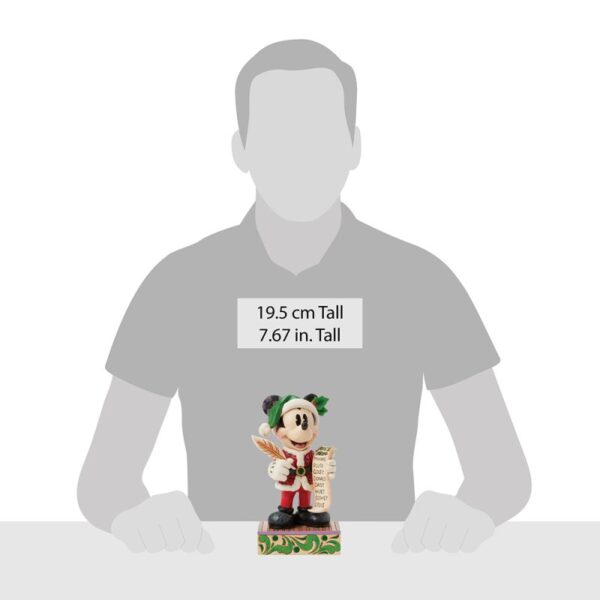 Walt Disney Jim Shore Topolino Natale Mickey Mouse