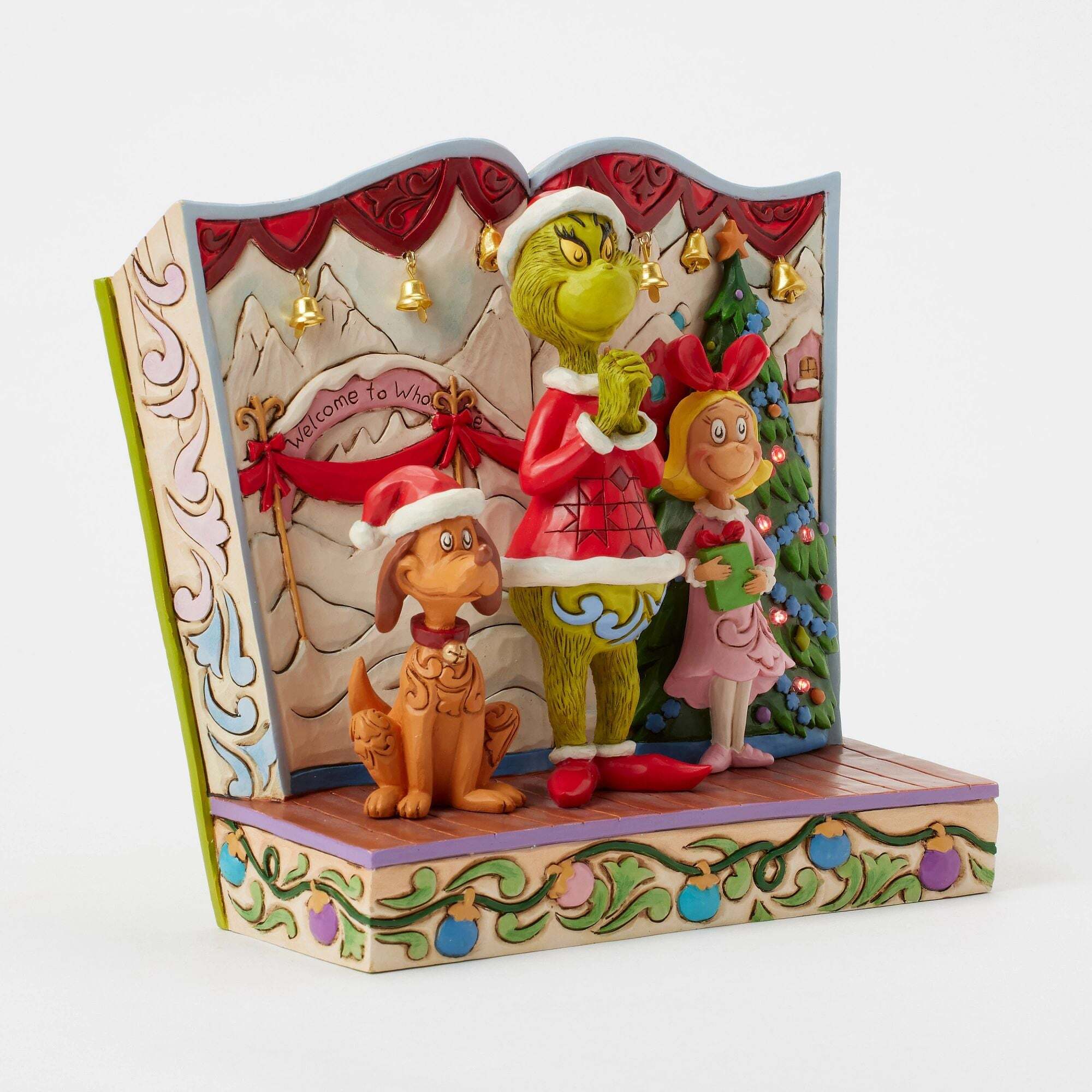 Il Grinch Storybook libro di storie Illuminato Jim Shore - immagine 3