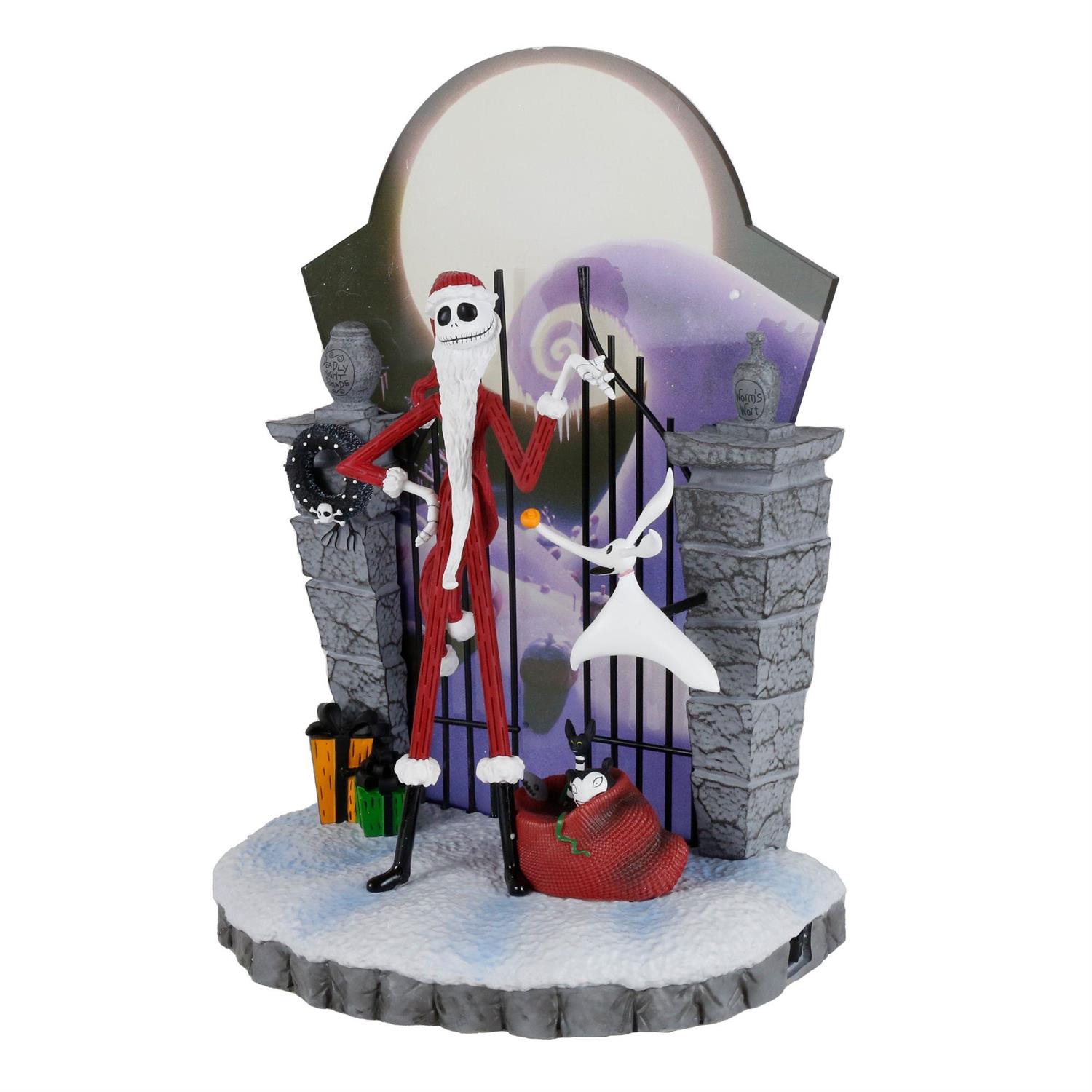 Statuetta Mr. Jack Babbo Natale con Zero Disney Showcase - immagine 2