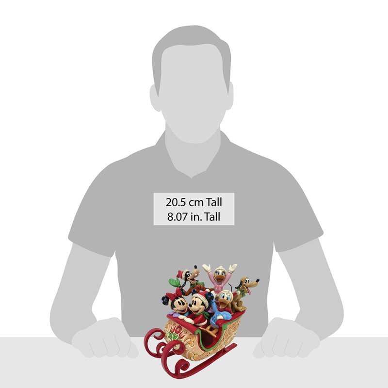 Walt Disney Jim Shore Una slitta piena di gioia Topolino e i suoi amici - immagine 6