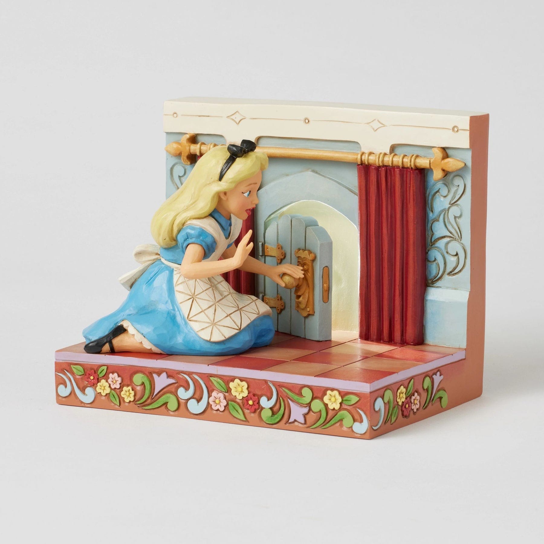 Walt Disney Jim Shore Statuetta Alice Nel Paese Delle Meraviglie Porta Led Disney Traditions - immagine 3